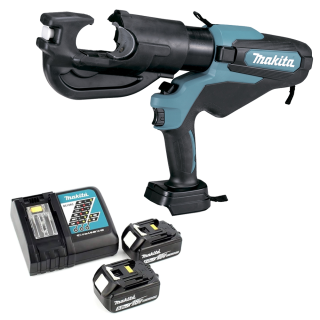 Акумуляторний обжимний прес кабелю LXT Makita DTC302Z + BL1850x2 + DC18RC