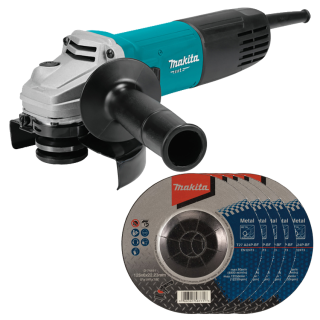 Кутова шліфувальна машина MT Makita M9511RB + D-74491(5 шт.)