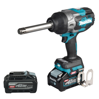 Аккумуляторный ударный гайковерт с удлинённым хвостовиком XGT Makita 40 V MAX TW011GM201 + BL4040F