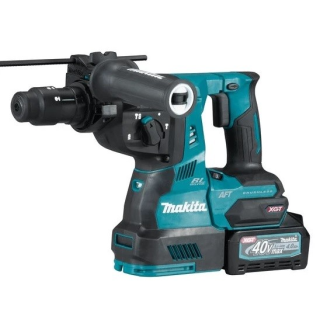 Акумуляторний перфоратор Makita HR002GM201 (XGT, 40В, 4Аг х 2шт, DC40RA, Makpac, 28мм, AWS, 2.9Дж)