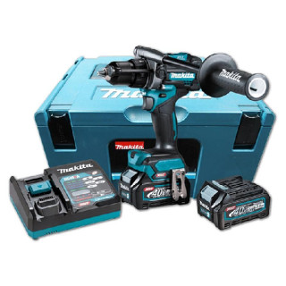 Акумуляторний дриль-шурупокрут з ударом XGT, 40 V Max, акум. BL4025x2 шт.,  зар. пристрій DC40RA, HP001GD201