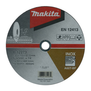 Отрезной диск по нержавейке Makita 230 мм (B-12273)