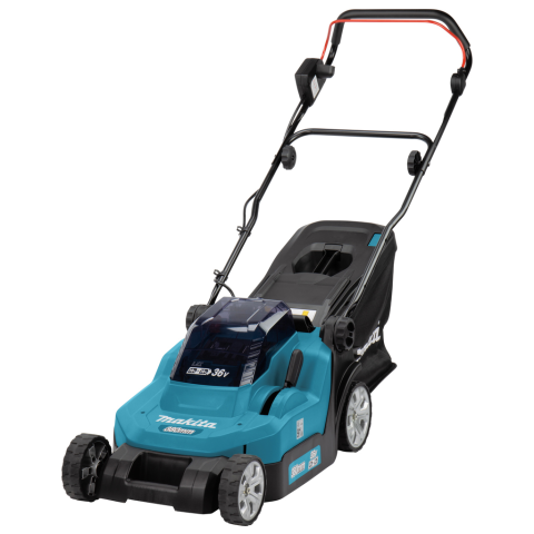 Купить Аккумуляторная газонокосилка Makita DLM382CM2 (LXT, 18В+18В, 380мм) Фирменный магазин Макита Украина в Ирпене